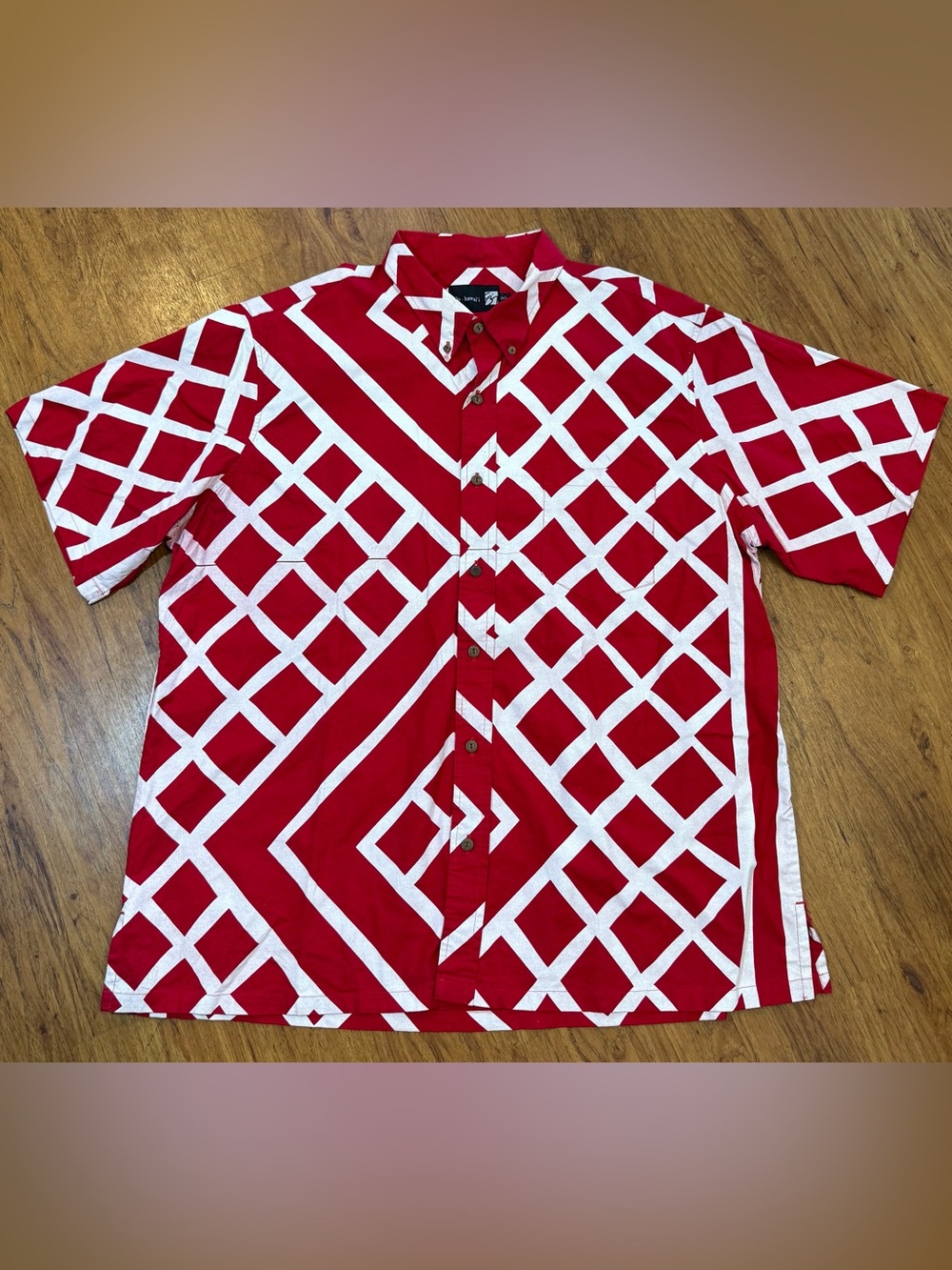 Sig Zane Hilo Hawaii Shirt Hawaiian Aloha 3XL Aloha Surf Authentic Red